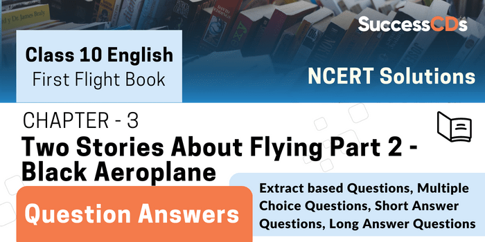 First Flight Book Chapter 3-Two Stories About Flying Part 2 - Black Aeroplane Question Answers