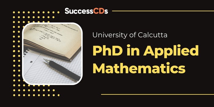 University of Calcutta Phd in Applied Mathematics Admission 