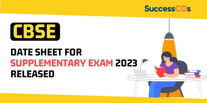 CBSE Date Sheet for Supplementary Exam 2023 released