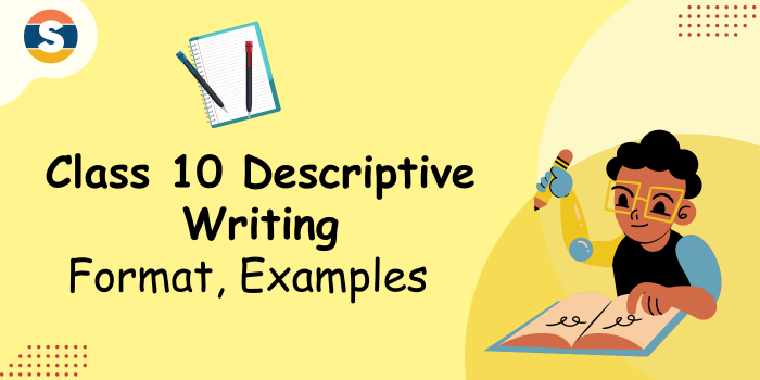 Class 10 Descriptive Writing Format Examples