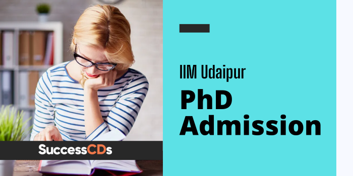 IIM Udaipur PhD Admission