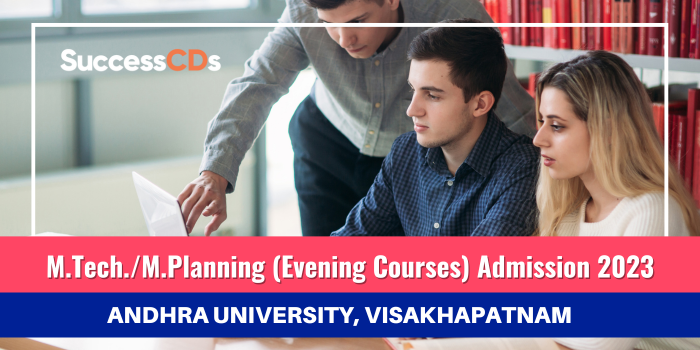 Andhra University M.Tech M.Planning (Evening Courses)