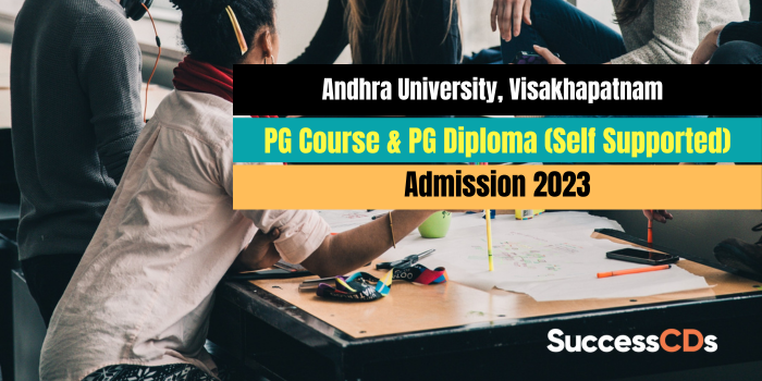 Andhra University PG Course & PG Diploma (Self Supported) Admission