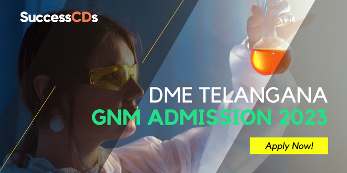 DME Telangana GNM Admission 2023