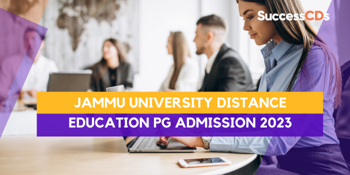 Jammu University Distance Education PG Courses Admission 2023