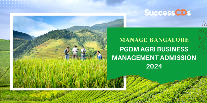 MANAGE PGDM Agri Business Management Admission 2024