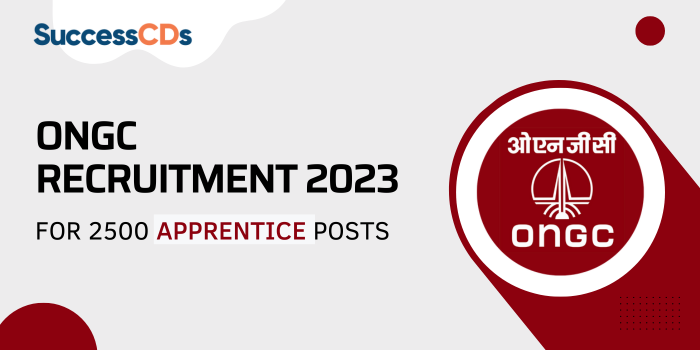 ONGC Recruitment 2023 for 2500 Apprentice