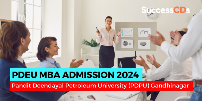 PDEU MBA Admission 2024