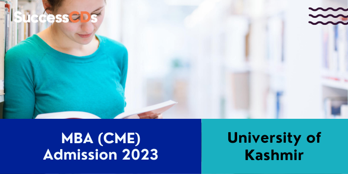 University of Kashmir MBA CME Admission