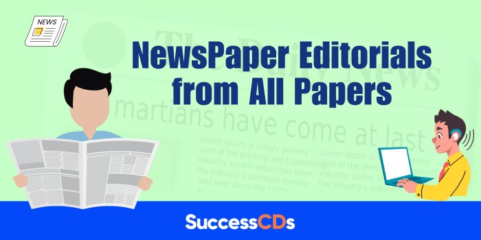 NewsPaper Editorials from All papers