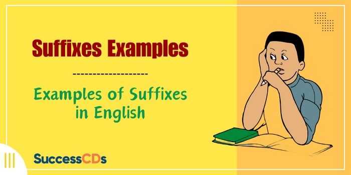 Suffixes Examples 