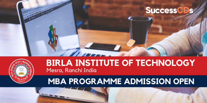 BIT Mesra MBA Admission 2024