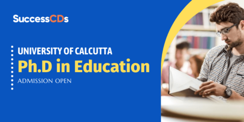 Calcutta University PhD Admission 2024 in Education