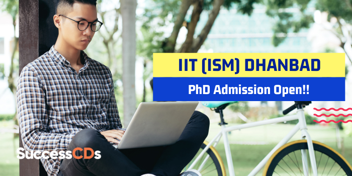 IIT ISM Dhanbad PhD Admission