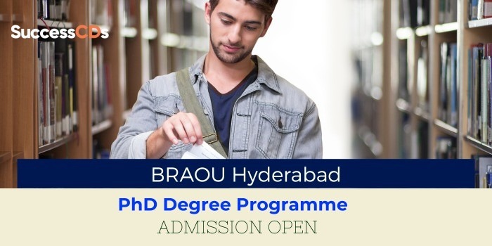 BRAOU Hyderabad PhD Admission 2024 Dates, Application Form