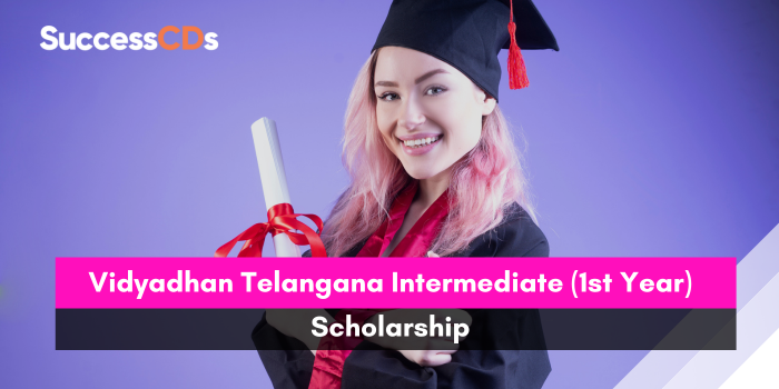 Vidyadhan Telangana Intermediate 1st year scholarship