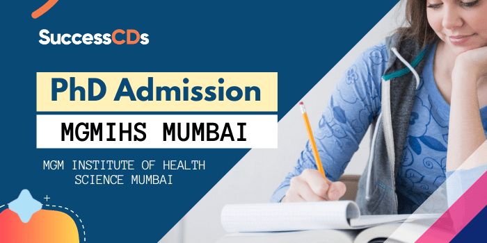 MGMIHS PhD Admission 2024 Application form, Dates