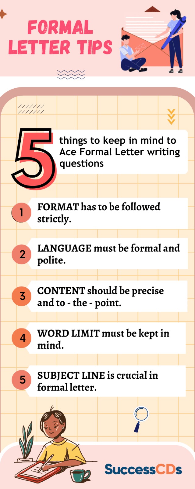 Formal letter tips
