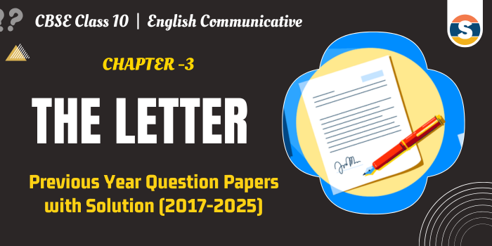 CBSE Class 10 Eng Comm-Chp-3 PYQ
