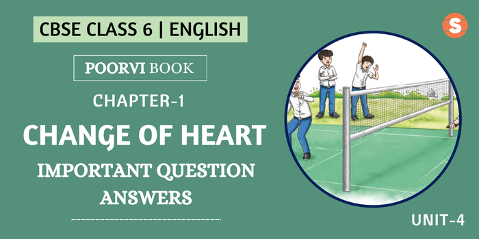 Change of Heart Question answers