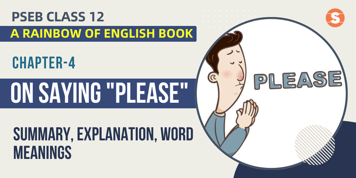 On Saying Please Summary