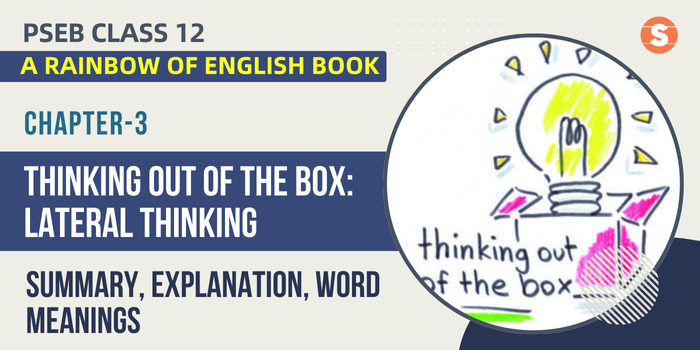 Thinking out of the Box Lateral thinking Summary