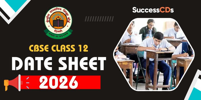 CBSE Class 12 Date Sheet 2026