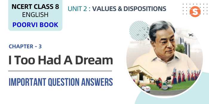 I Too Had A Dream ImpQns