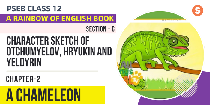 Character Sketch of Otchumyelov, Hryukin and Yeldyrin | A Chameleon