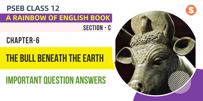 The Bull Beneath The Earth Question Answers (Important) | PSEB Class 12 A Rainbow of English book