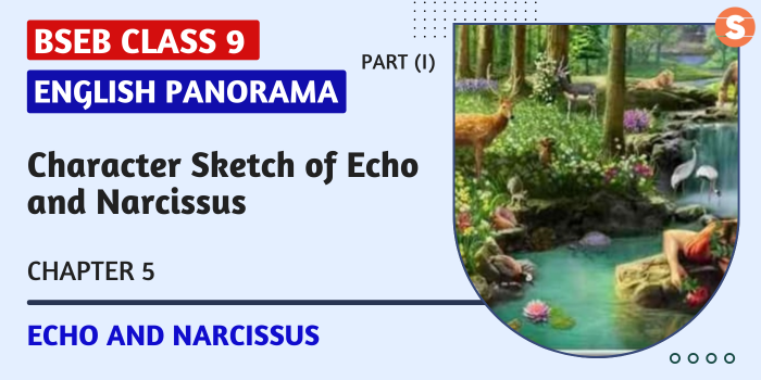 Character Sketch of Echo and Narcissus | BSEB Class 9 English