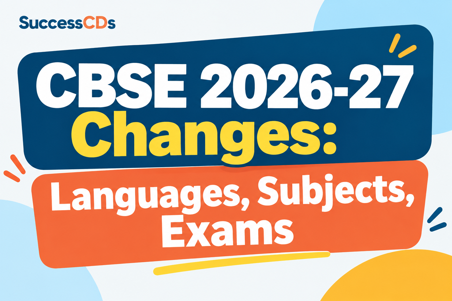 CBSE 2026-27 Changes