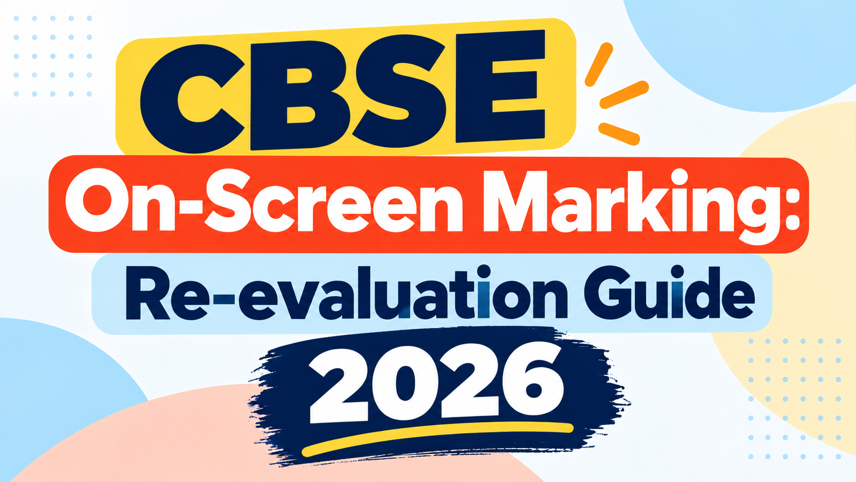 CBSE On-Screen Marking Guide 2026